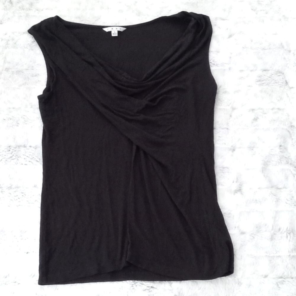 CAbi black lightweight Scoop Neck summer tank.  Size L.